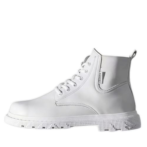 Men's Stylish Classic Waterproof Slip on Boots for Lace Up Ankle Dress Boot Lightweight Walking Driving Shoes Non-Slip Softsole Oxford