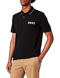 camisas talla xs hombre Acabado de alta calidad BOSS Tobin_ZA Camisa de Polo, Negro1, XS para Hombre