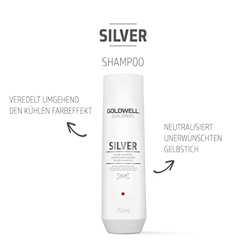 Foto von Goldwell Dualsenses Silver Shampoo für graues und kühles blondes Haar,frisch, 250 ml
