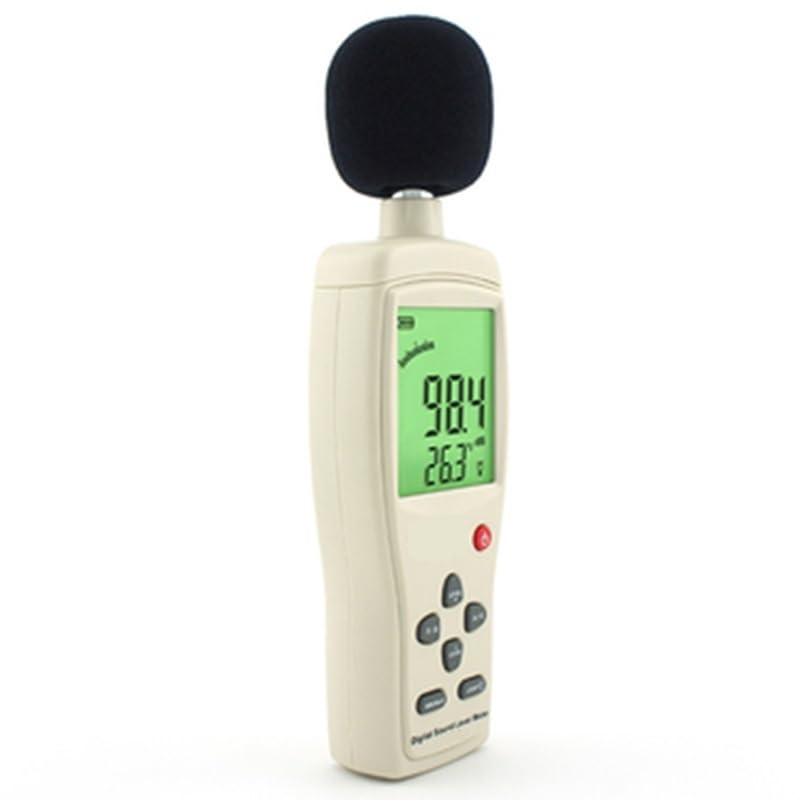 Medidor De Nivel Sonido Digital Con Pantalla LCD Más Grande Mano Decibelios Ruido PrecisióN Extremadamente Alta