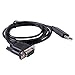 USB to DB9 D-Sub Male Com Port FTDI RS232 Serial Converter Adapter Communication Upgrade Cable, by usangreen