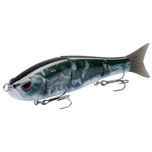 Swimbait truite et saumon Bassdash SwimShad 3 leurres articulés pour rivière et lac