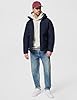 Tommy Jeans Mens Tjm Reg Linear Logo Ext Dm0dm17985 Pullover Hoodie, Grey (Lt Grey Htr Multi), 4XL Plus UK #5