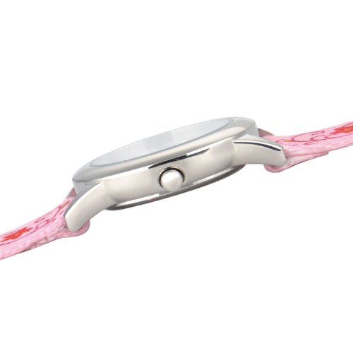 Disney Kids' W001039 Belle Glitz Stainless Steel Printed Strap Watch3