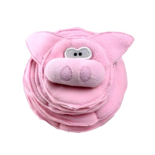 Gomice Juguetes de Pelota de bisugas para Perros, Juguete de Bola de Snuffle de Mascota, Almohadilla interactiva de Entrenamiento de Alimentos, Estera de alimentación de olfateo de Animal para