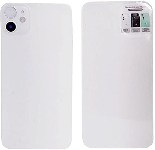 Camera Converter Full Sheet Compatible with Iphone XR to 11 with Installation Kit (WHITE) (XR TO 11) edge to edge (pack of 1)