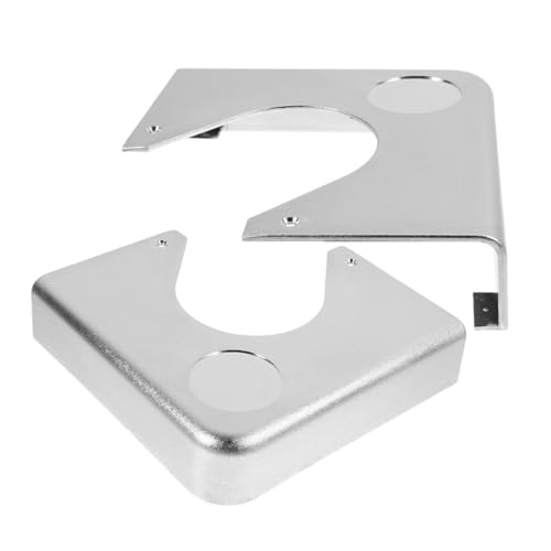BRIGHTFUFU 2Pcs Chrome Corner Plates for Pool Tables Billiard Table Corner Bracket Accessories Durable Replacement Parts for Enhanced Stability and Aesthetic Appeal