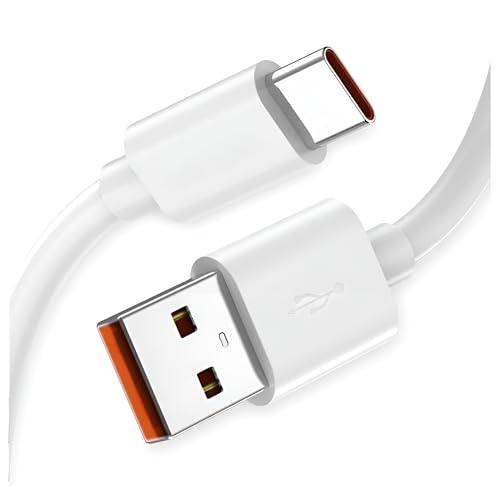 Image of Origin Xiaomi 67W USB C Quick Charge High Speed & Data Transfer Cable 7Amp for Redmi Note 15 Ultra /Redmi Note 14 Pro+ /14 /14C /13 /12 /A5 /Laptop, Smartphone, Pad - Support 33 W Type C Turbo Charge, White