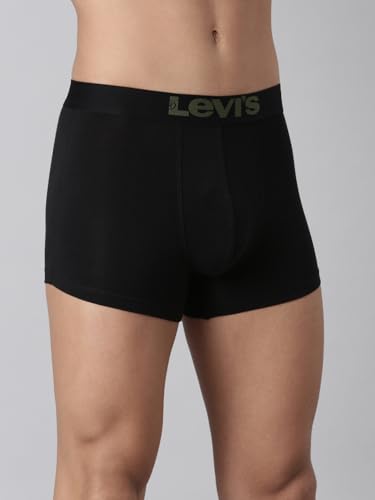 Image of Levi's Men's Solid Cotton Mid Waist Fit Durable and Breathable with Enhanced Comfort Breif
