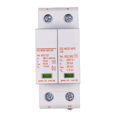 Module de protection contre les surtensions 952324 DG M TT 2P 385 CN rail DIN