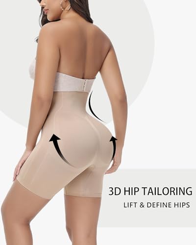 Seamless Tummy Control Shapewear for Women Butt Lifting Shorts High Waisted Panties Strapless Fajas Colombianas4