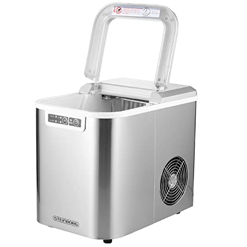 Edelstahl Eiswürfelmaschine | Ice Cube Maker | 12 kg in 24h | 2,2 Liter Kapazität | Eismaschine | Eiswürfel | Eiswürfelbereiter | Eiswürfelzubereiter | – Bild 8