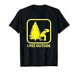 Photo Gallery i pee outside girl funny camping joke hiking camp camper maglietta Photo Gallery i pee outside girl funny camping joke hiking camp camper maglietta