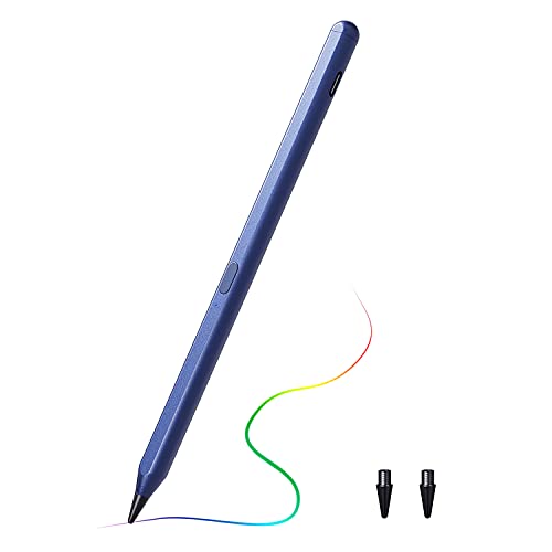 TiMOVO Stylus Pencil for iPad with Palm Rejection,Aple iPad Pencil 2nd Gen for iPad Pro 11 12.9 Inch (2018-2021), iPad 9 8 7 6th Gen,iPad Mini 6 5th,iPad Air 4th 3rd,Magnetic Design, Blue
