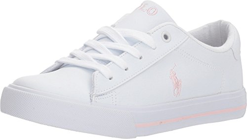 POLO RALPH LAUREN Easten EZ (Toddler) White Tumbled/Light Pi