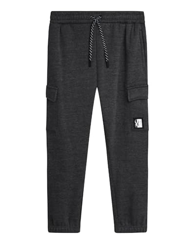 Spyder Mens Sweatpants - Athletic Fleece Cargo Joggers for Men with Pockets and Drawcord for Casual Workout (S-XXL)