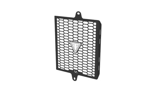Image of Premium Radiator Grill Guard Compatible with Triumph Speed 400 |speed T4 | Scrambler 400X | Scrambler 400XC | Thruxton (Black) (Pack of 1)