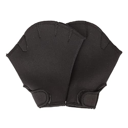1 Par De Guantes De Natación para El Agua Paleta De Fitness Acuático Manopla Sin Dedos Guantes para Herramientas De Mano para Entrenamiento De Resistencia A La Natación Guantes De Natación De