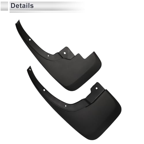 Image of X AUTOHAUX 1set Front and Rear Mud Flaps Splash Guards Mud Guards for Isuzu D-MAX 4 Doors 2021-2024 W /Mount Accessories