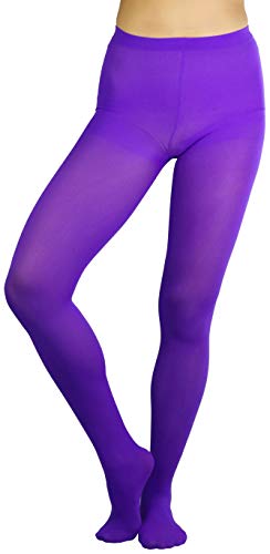 Image of ToBeInStyle Women's Nylon Solid Opaque Pantyhose Tights