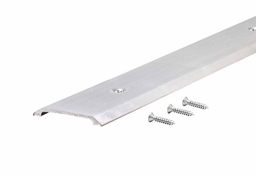 M-D Building Products 11072 M-D Flat Saddle Threshold, 36 in L X 2-1/2 in W X 1/4 in H, Aluminum, x 2-1/2