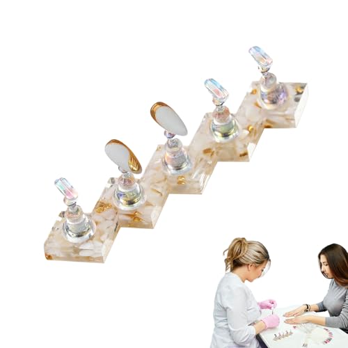 Genérico Soportes Para Uñas Postizas - Portaúñas Para Exhibición y Pintado,Herramienta Reutilizable Para Entusiastas Del Maquillaje Y Principiantes