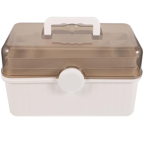 Boîte de rangement médicaments grande capacité pour cosmétiques en PP - 2