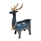SOIMISS Décoration Intérieur De Cerf Bleu Et Doré Article De Rangement Pour Petits Obje...