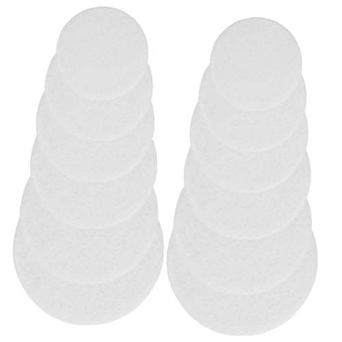 Garneck 24Pcs Bassoon Pads for Sound Durable Bassoon Repair Parts Lightweight and Portable White Random Color