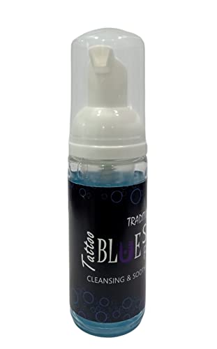 Traditional Tattoo Blue Soap Foam Tattoo Cleansing & Soothing Solution 60ml - Image 2