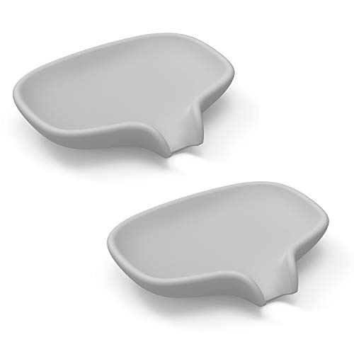 SUBEKYU Soap Dish with Draining Tray, Silicone Soap Holder Saver for Shower/Bathroom, Keep