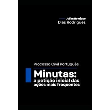 Capa do livro Minutas: A petição inicial das ações mais frequentes (Processo Civil Português)