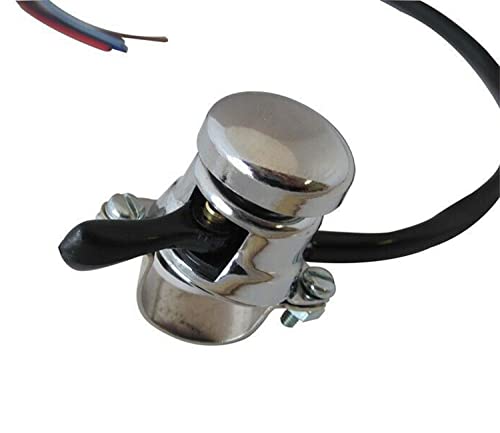 Motocicleta Interruptor Estilo de Lucas - Amplificador Faro Sumergir para 7/8 inch 22mm Barras Cover