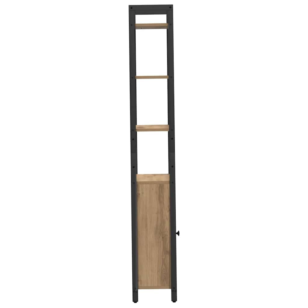Generisch Bücherregal Artisan-Eiche 40 x 24 x 161 cm Holzwerkstoff,Möbel,Regalsysteme,Bücherregale Bücherschränke-883855