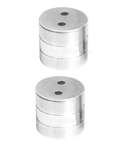 Image of Smart Shophar Stainless Steel Tommy Concealed Wall Curtain Bracket, 1 Inch Silver, Pack of 2 / Sturdy and Durable Build