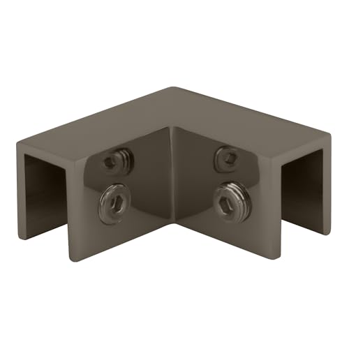 CRL Polished Nickel 90 Degree "Sleeve Over" Glass Clamp