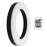 Shisha Ring Lampe Led Ringlampe Bunte Fernbedienung USB Umgebungsatmosphäre Lampen Panel Tragbare Wasserbeinlampe Panel Für Schlafzimmer