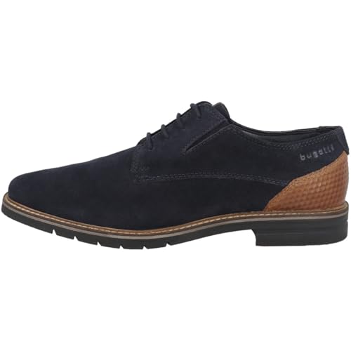 Bugatti Zapatos con Cordones para Hombre, 311-A9E08, 43 EU, Azul Oscuro, 43 EU