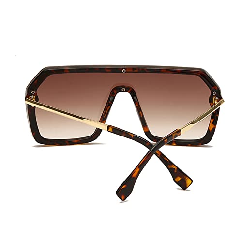 Lunettes de soleil de big frame square légères en PC résistant - 6