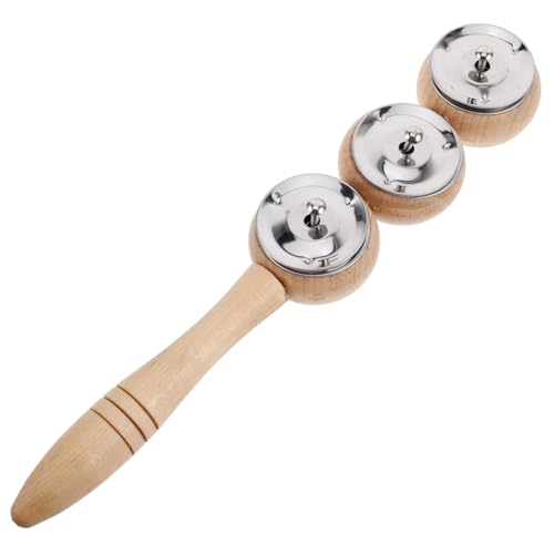 GOOHOCHY Jingle Stick Hand Bell Shakers 3 Pack Boys and Girls Musical Instrument Christmas Decor Party Fav