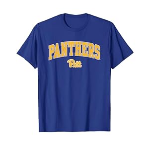 Pittsburgh Panthers Arch Over Royal Officially Licensed T-Shirt