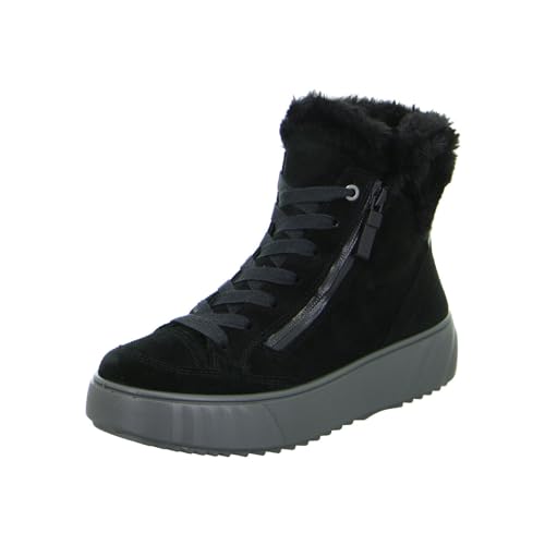 ARA Damen Monaco-GTX Schnür Boot, SCHWARZ, 42.5 EU Weit