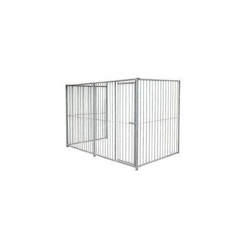 doghealth 3 sided Kennel Run Galvanised - 5cm gap 2m x 2m (with door) Cover