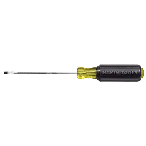 Klein Tools 85484 Mini Slotted and Phillips Screwdriver Set with Tip-Identand Premium Chrome Plated Shafts, 4-Piece