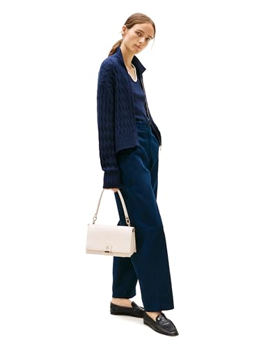 Tommy Hilfiger Leather Shoulder Bag with Removable Crossbody Strap2