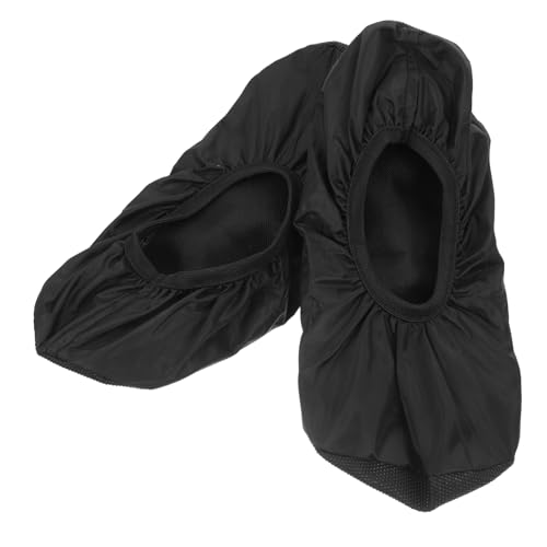 POPETPOP Polyester Rain Shoe Covers Non-slip Washable and Reusable Perfect for Bowling Indoor Outdoors and Wet Conditions