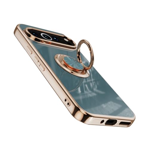 TRIPLE RIVER�EFor Google Pixel 11 Pro XL �P�[�X ���b�L���H TPU �����O�t�� �}�O�l�b�g�Ή� �V���v�� �\�t�g�J�o�[ For �O�[�O�� �s�N�Z��(�u���[�O���[)
