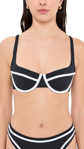 Beach Riot Womens Lulu Bikini Top Bandana Black XL