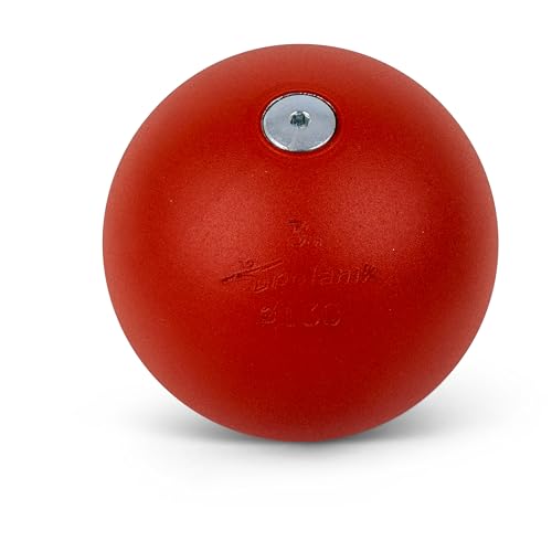 Poids de lancer de compétition Polanik 3kg rouge haute précision 130 mm