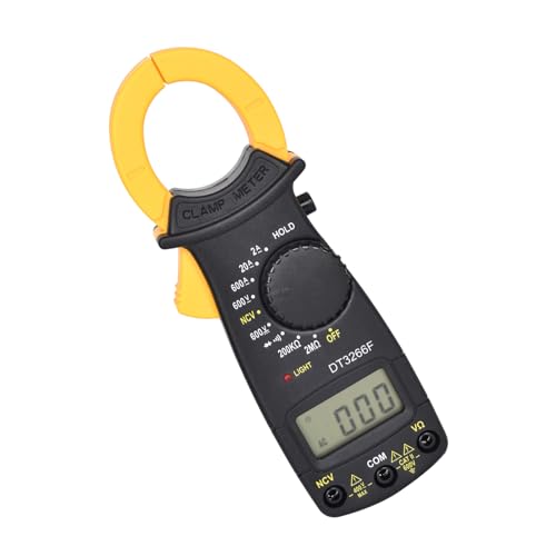 Mini Digital Clamp Meter - KeenWise DT3266F AC/DC Voltage, 600A Current, 200k-2MΩ Resistance Tester